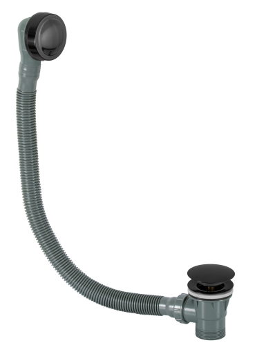 Слив-перелив для ванны Remer 96PCCCFP черный