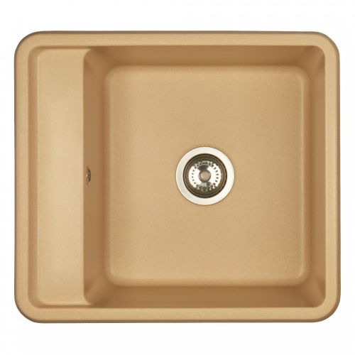 Кухонная мойка Aquaton Беллис 1A724932BS260 55х50 цвет бежевый поверхность матовая