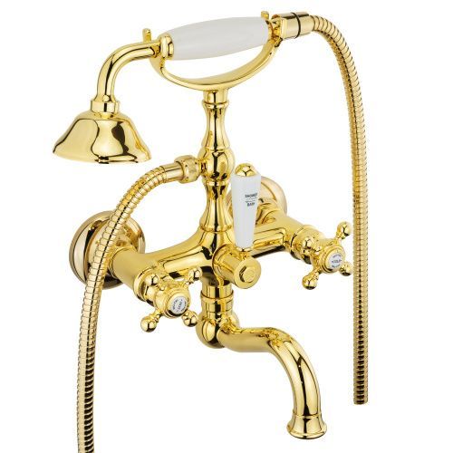Смеситель для ванны Migliore ARCADIA 18394 настенный золото