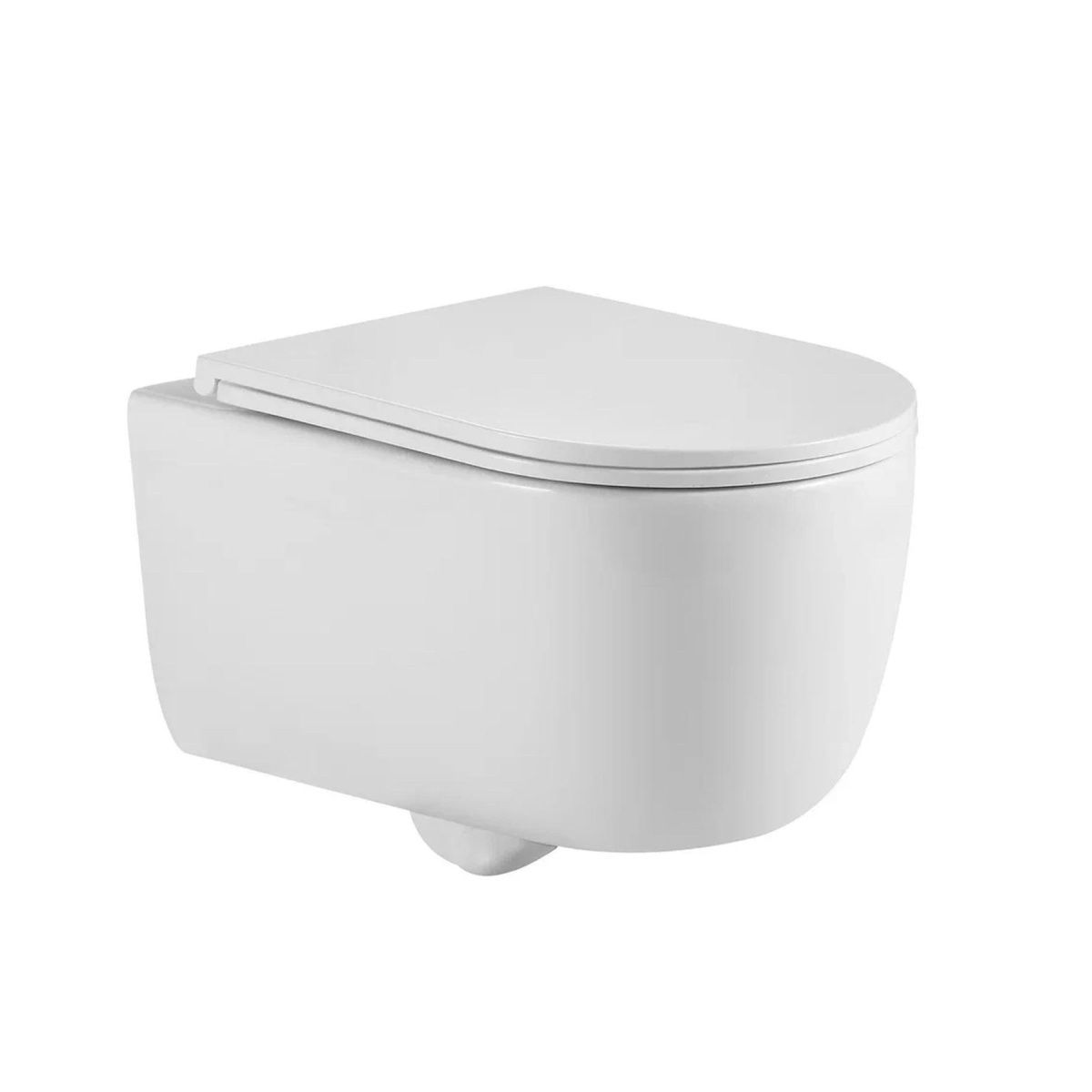 Унитаз подвесной Berges Tornas 82137 белый с сиденьем микролифт безободковый смыв торнадо