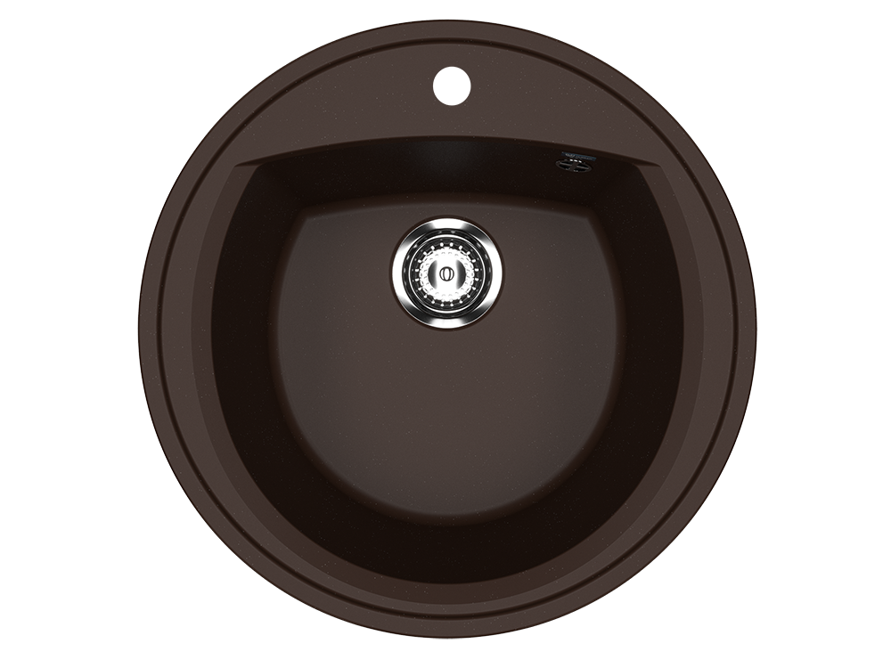 Кухонная мойка Ulgran Classic U-603-345 50х50 цвет коричневый