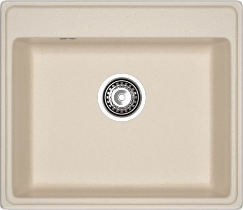 Кухонная мойка Granfest Vertex V-580 кашемир 60х50 цвет бежевый поверхность матовая