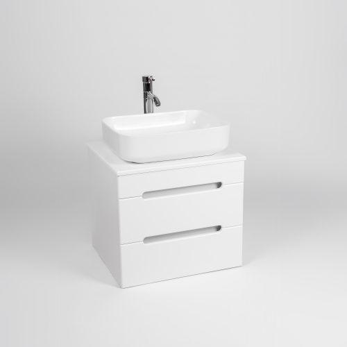 Тумба под раковину Viant Марсель VMAR66N-T2YP 70х50 подвесная цвет белый