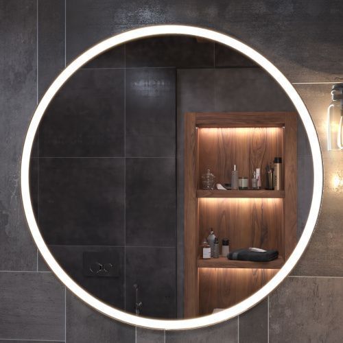 Зеркало с подсветкой и антизапотевателем Vigo Cosmo 142 100х100 подвесное