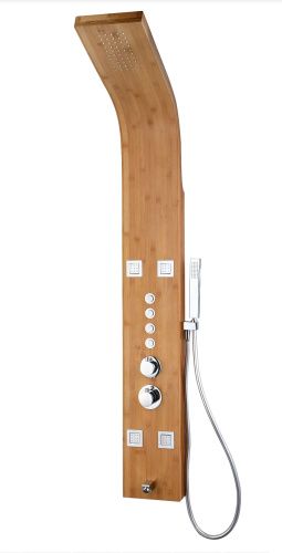 Душевая панель Denberg LT-202 настенная цвет коричневый с термостатом