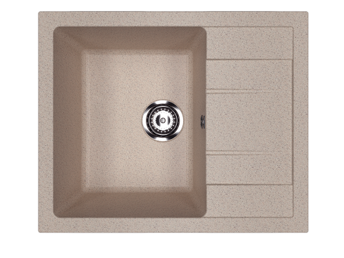 Кухонная мойка Ulgran Classic U-607-302 60х50 цвет бежевый