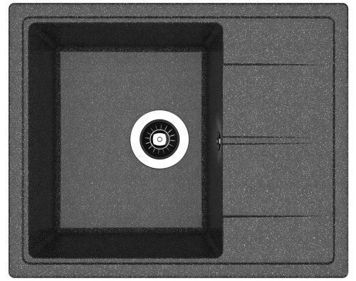 Кухонная мойка Dr.Gans Ника 580 25.070.B0580.407 60х45 цвет черный поверхность матовая