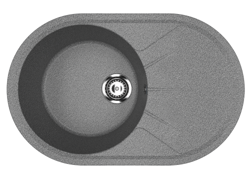 Кухонная мойка Ulgran Classic U-503-309 75х50 цвет серый