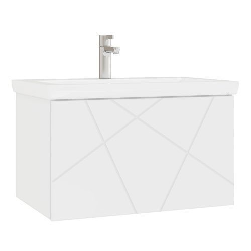 Тумба под раковину Vigo Geometry 034 70х40 подвесная цвет белый