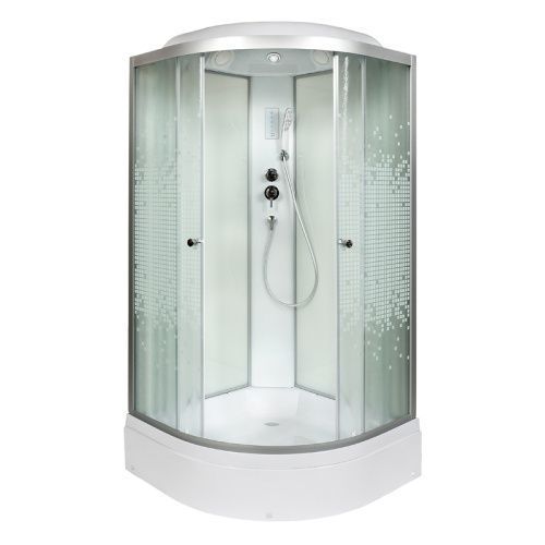 Душевая кабина AvaCan L790EL 90х90 четверть круга с крышей ориентация универсальная