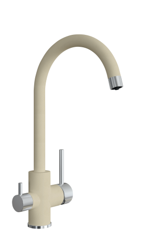 Смеситель для кухни Uperwood Quartz UPD-Q-01-02 UPD-Q-01-02 на мойку бежевый