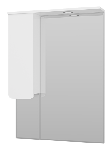 Зеркало-шкаф Misty Чегет П-Чег-02075-01Л 70х100 подвесной цвет белый