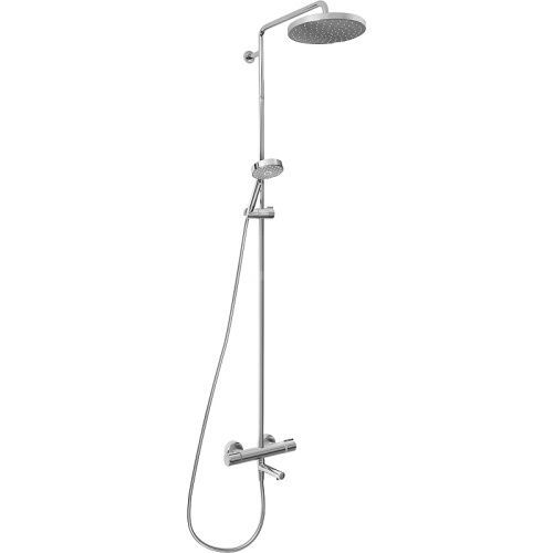 Душевая стойка Jacob Delafon Atom E26237-CP настенная цвет хром с термостатом