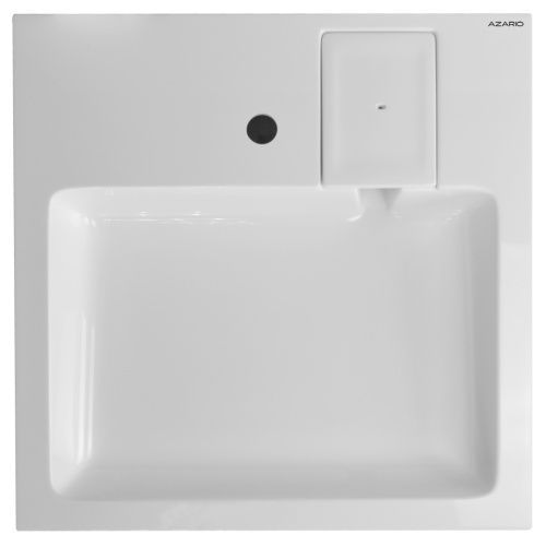 Раковина из искусственного камня Azario Slim CS00086608 60х60 подвесная цвет белый