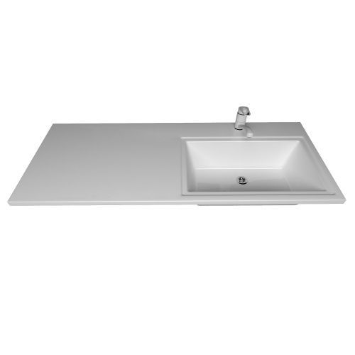 Раковина Marko Марсал 5217120 120х50 встраиваемая цвет белый