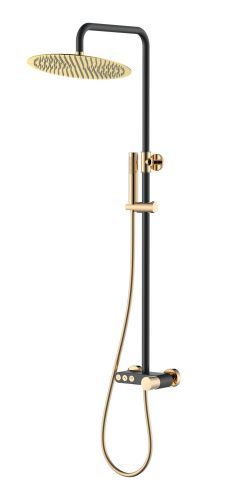 Душевая стойка Boheme Stick 128-BG.2 настенная цвет черный