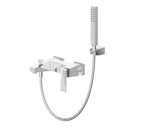 Смеситель для ванны Bravat Iceberg F676110C-B-RUS настенный хром