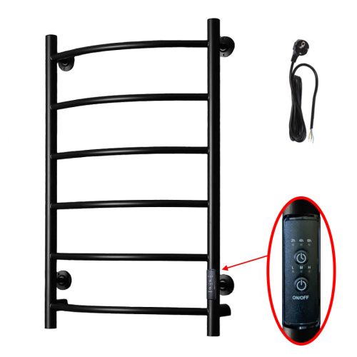 Полотенцесушитель электрический Тругор Пэк сп Пэксп5/8050черныйВГП 55х80 черный