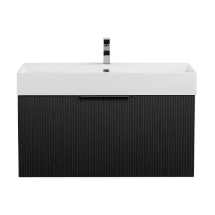 Тумба под раковину Cezares PREMIUM 55442 90х40 подвесная цвет черный