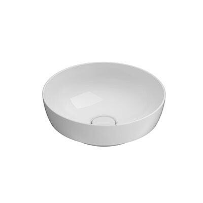 Раковина керамическая Globo T-EDGE B6T38BI 40х40 встраиваемая цвет белый без отверстий под смеситель