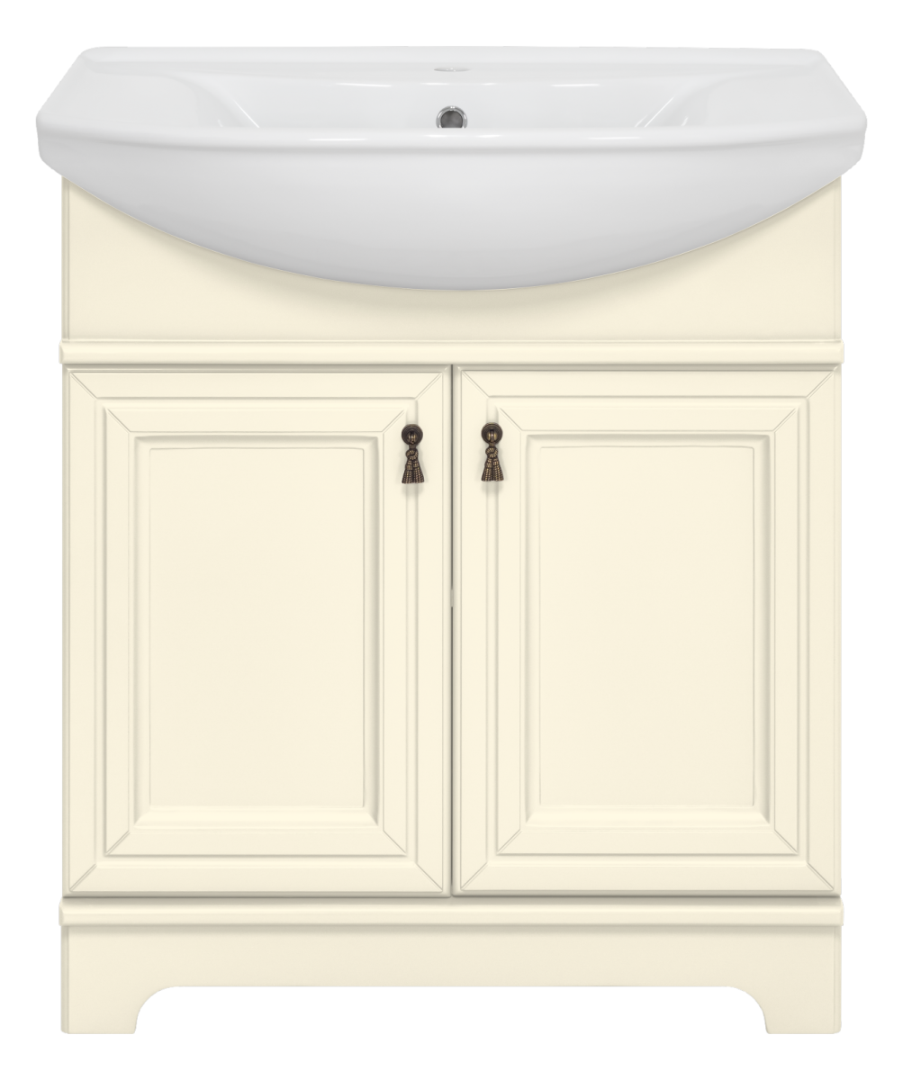 Тумба под раковину Misty Лувр П-Лвр01065-1014 60х30 напольная цвет бежевый