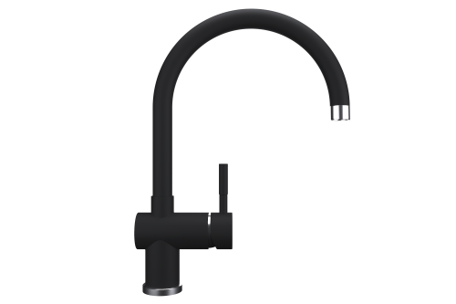 Смеситель для кухни Ulgran Quartz UQ-021-07 на мойку черный