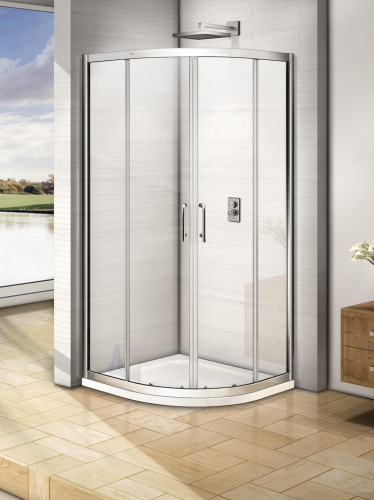 Душевой уголок WeltWasser WW300 10000003099 100х100 стекло прозрачное профиль хром без поддона