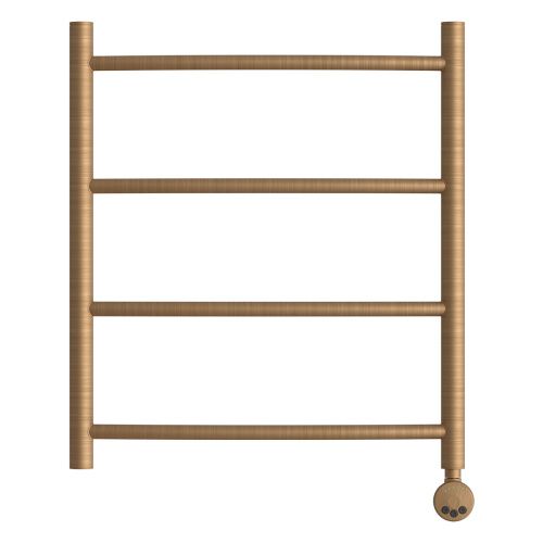 Полотенцесушитель электрический Point Афина PN04156BRE 55х65 бронза