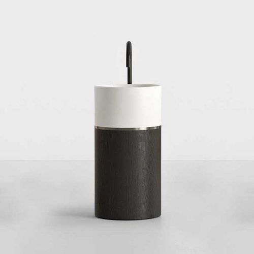 Раковина керамическая Milldue ROMA 2016.B 50 см напольная цвет белый без отверстий под смеситель