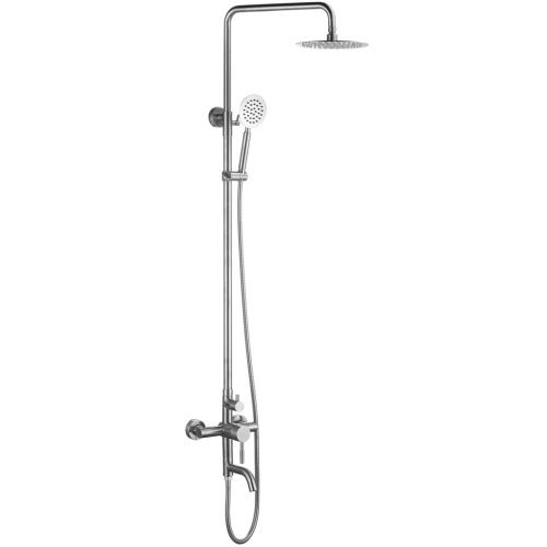 Душевая стойка Melana 1003P настенная цвет хром