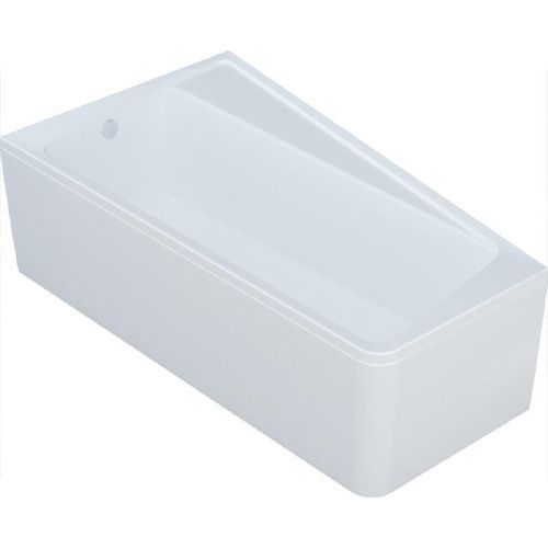 Ванна акриловая 1MarKa DIRECT 01дир1710л 170х100 пристенная асимметричная без каркаса