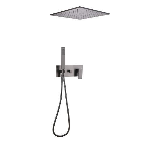 Душевая система Abber AF8221NG встраиваемая в стену цвет серый