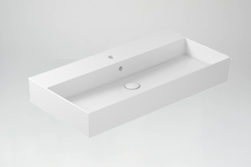 Раковина из сантехнического фарфора Galassia Meg11Pro 8937 100х50 подвесная цвет белый