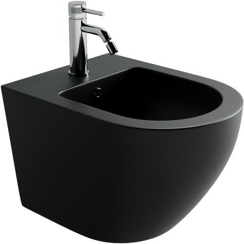 Биде подвесное Ceramica Nova UNO CN11002MB цвет черный