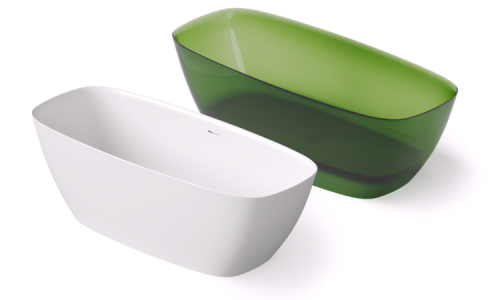 Ванна из искусственного камня Dea Design Edge DD8671 1700 18 170х70 отдельностоящая прямоугольная