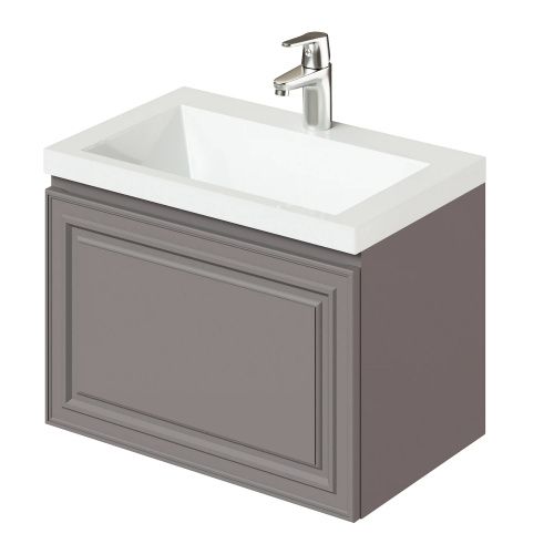 Тумба с раковиной Итана VERONA CS00090041 60х40 подвесная цвет коричневый