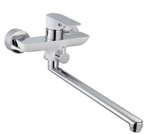 Смеситель для ванны с душем Aquanet Arctic AF520-21СW настенный белый/хром