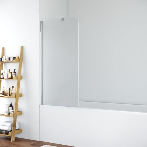 Душевая шторка на ванну Vegas-Glass EV+EV NOVO ST EV ST 76 08 10 L 75х140 стекло матовое профиль хром ориентация левая