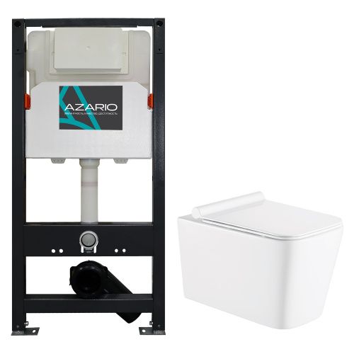 Комплект унитаз с инсталляцией  Azario  AZ-501A+AZ-0057