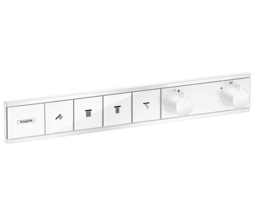 Смеситель Hansgrohe 15382700 встраиваемый в стену белый с термостатом