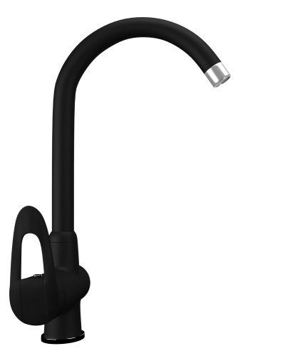 Смеситель для кухни Ulgran Quartz UQ-006-07 на мойку черный