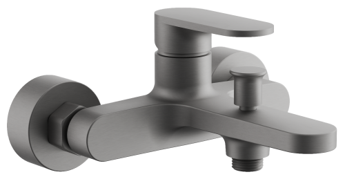 Смеситель для ванны и душа BELZ B61713-3 настенный оружейная сталь