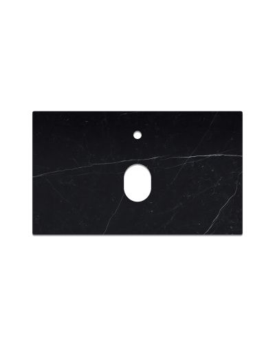 Столешница La Fenice Terra FNC-VS03-TER-80 80х50 накладная цвет черный