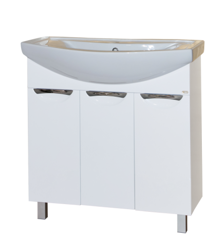 Тумба под раковину Misty Лаванда Э-Лав01080-011Пр 80х30 напольная цвет белый