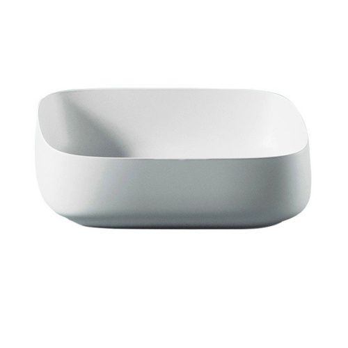 Раковина керамическая Artceram COGNAC COL008 01 34 60 см накладная цвет белый без отверстий под смеситель