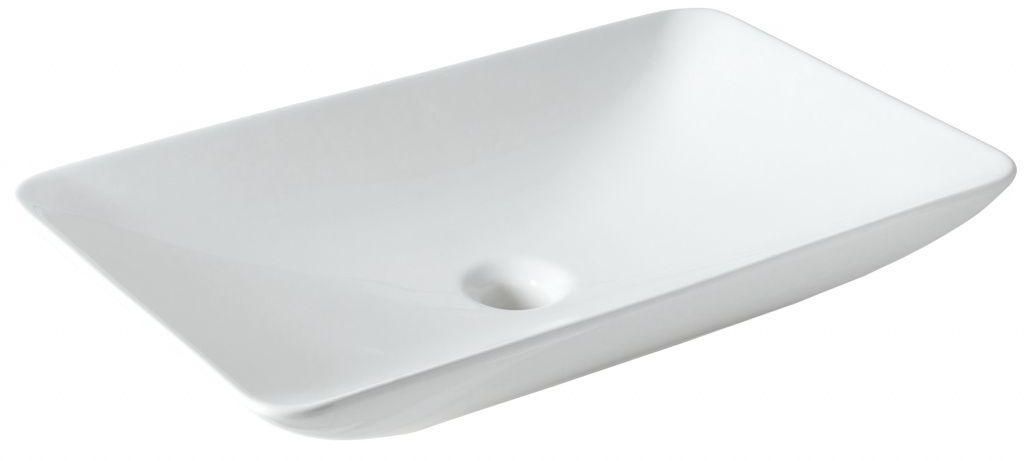 Раковина керамическая Allen Brau Fantasy 4.11016.20 60х40 накладная цвет белый без отверстий под смеситель