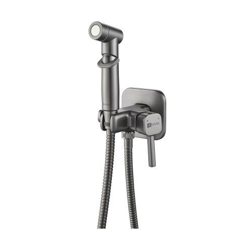 Гигиенический душ со смесителем LeMark Solo LM7165GM серый