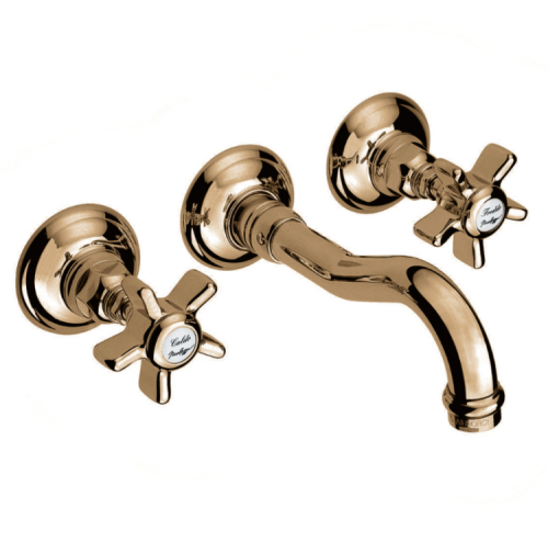 Смеситель для раковины Nicolazzi Dames Anglaises 1477EXT BZ 18 встраиваемый в стену бронза