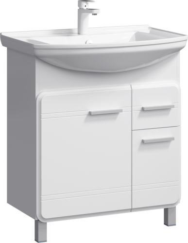 Тумба под раковину Aqwella Y KOR0107 70х40 подвесная цвет белый