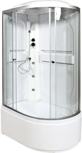 Душевая кабина AvaCan L620LGM+EL 120х80 асимметричная с крышей ориентация левая